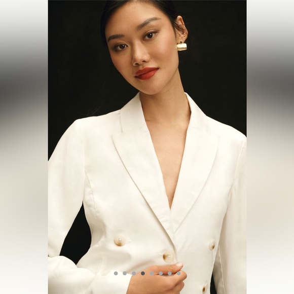 By Anthropologie cropped Washed Denim Jacket - Picture 6 of 12